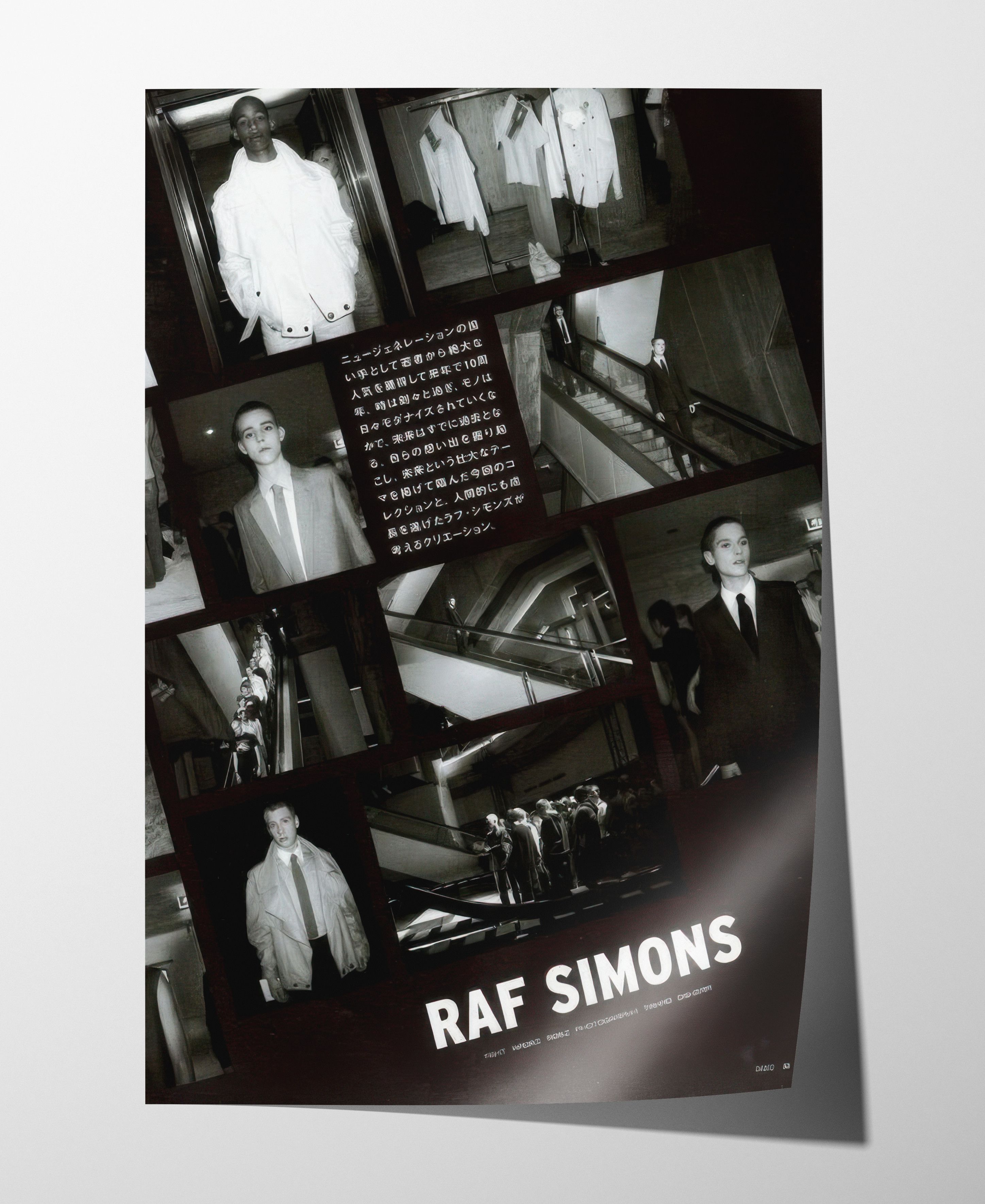Raf Simons Raf Simons Kinetic Youth 1999 Poster Archive | Grailed