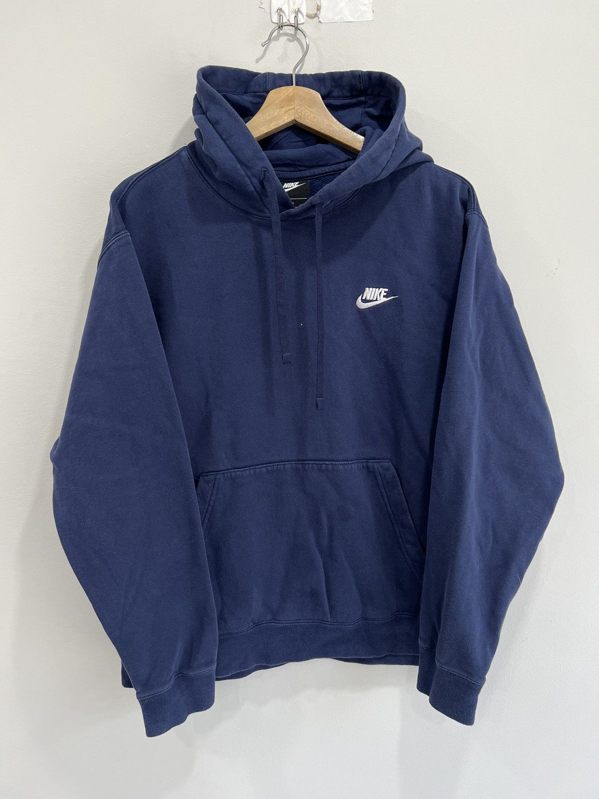 Nike × Vintage Vintage Y2K Nike Hoodie Swoosh Check Size US L / EU 52-54 / 3 - 1 Thumbnail