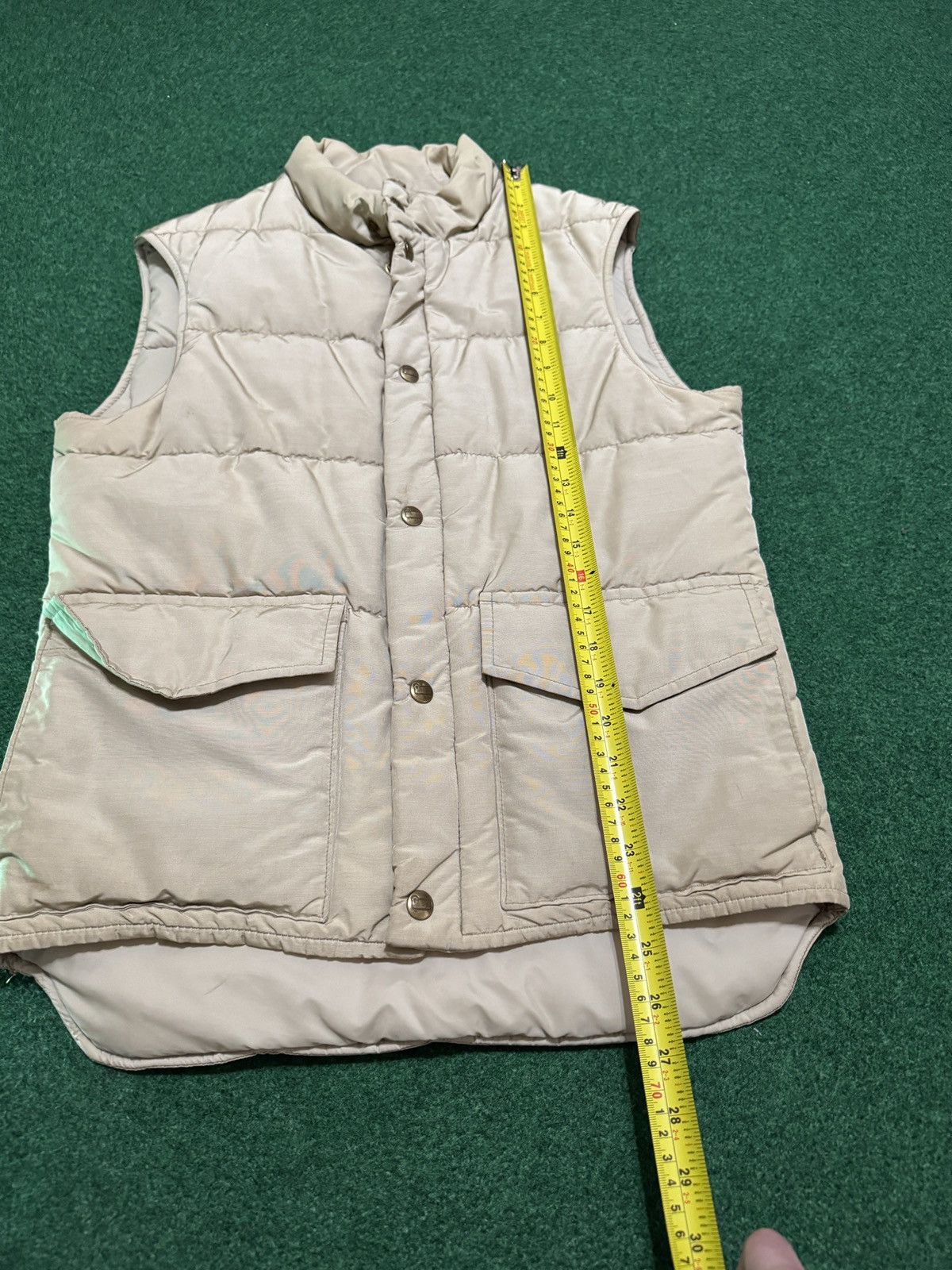 Woolrich Woolen Mills Woolrich Puffer Full Zip Button Up Biege Small 19x24 Vest Size US S / EU 44-46 / 1 - 8 Thumbnail