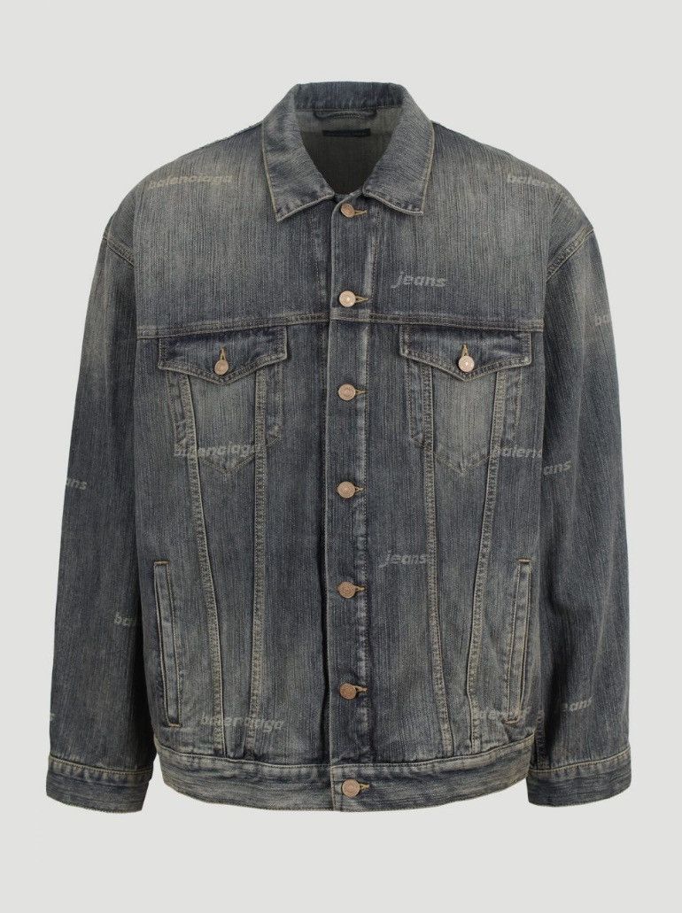 Balenciaga Balenciaga denim jacket Size US L / EU 52-54 / 3 - 1 Thumbnail