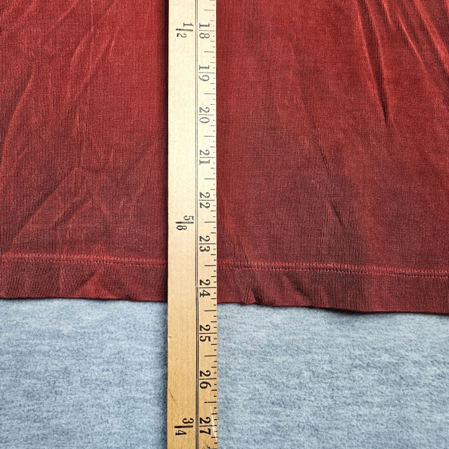 Vintage Chico's Women's Cap Sleeve Knit Turtle Neck Top Sz 2 Red Regular Stretch Made in USA Size XS / US 0-2 / IT 36-38 - 6 Thumbnail