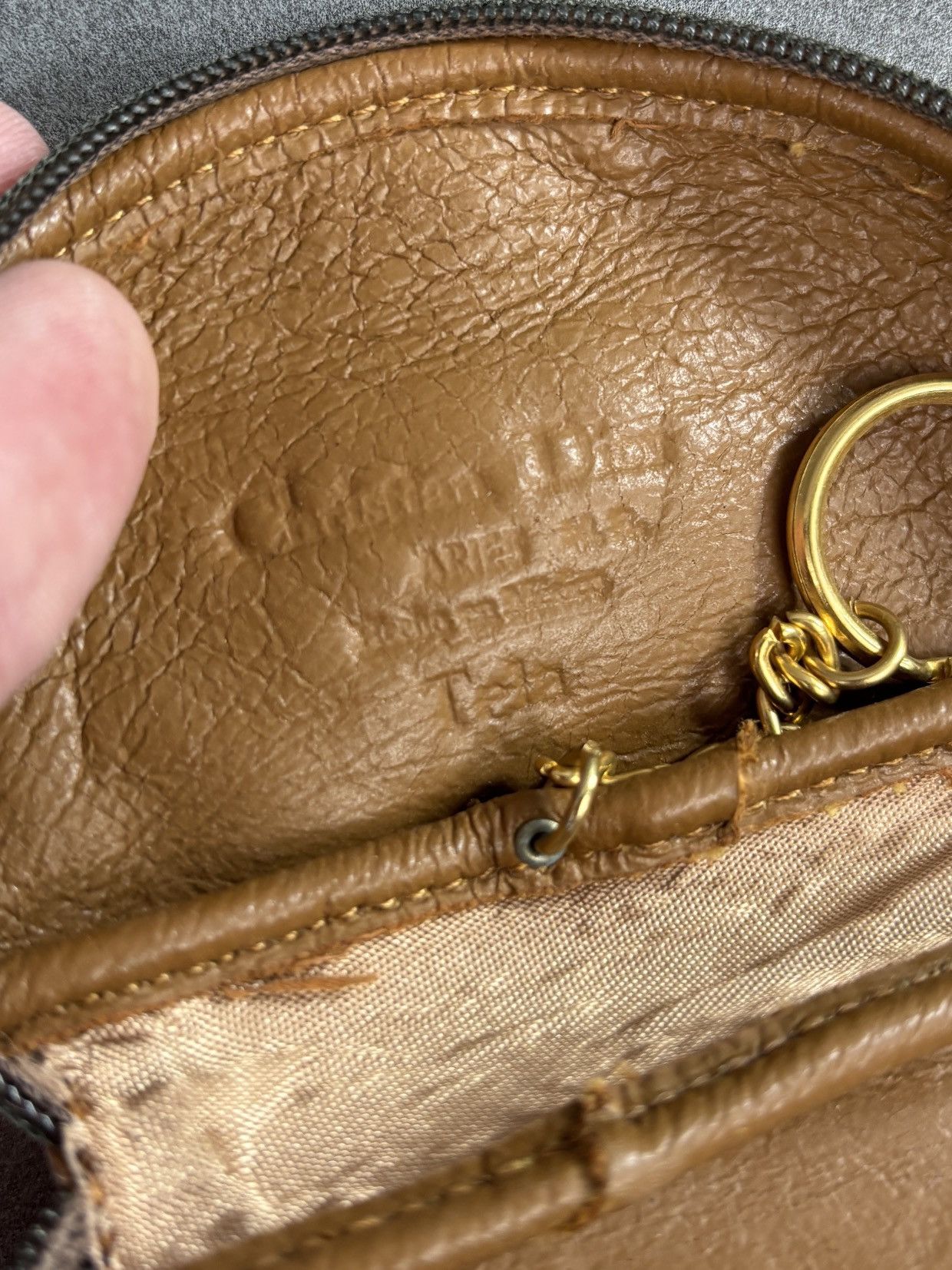Dior 1970s Christian Dior Trotter Coin Purse Vintage Monogram Key Size ONE SIZE - 6 Thumbnail