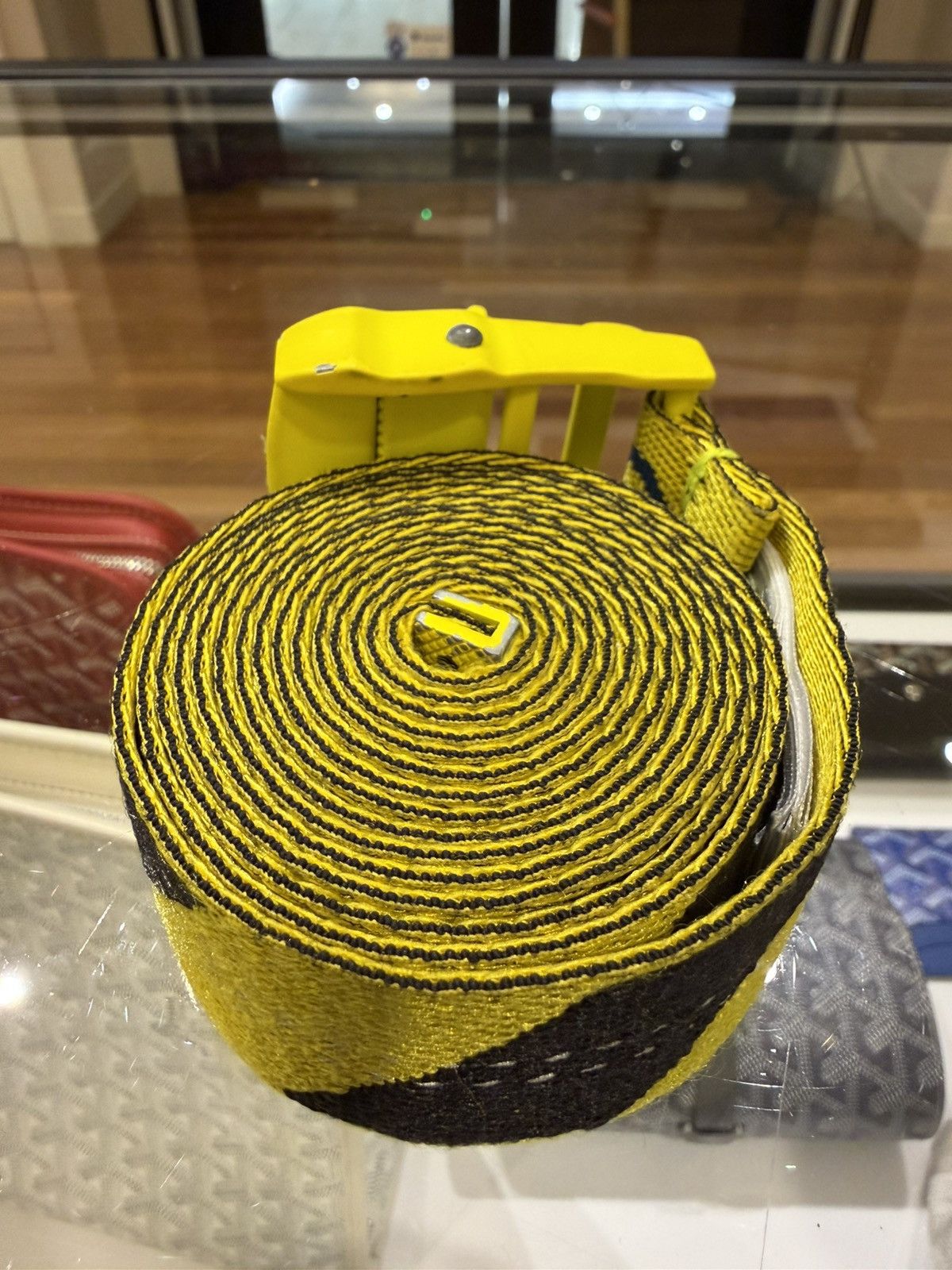 Off-White Off-White Classic Yellow Industrial Belt Size ONE SIZE - 3 Thumbnail