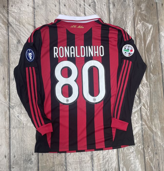 Adidas RETRO AC MILAN RONALDINHO LONG SLEEVE | Grailed