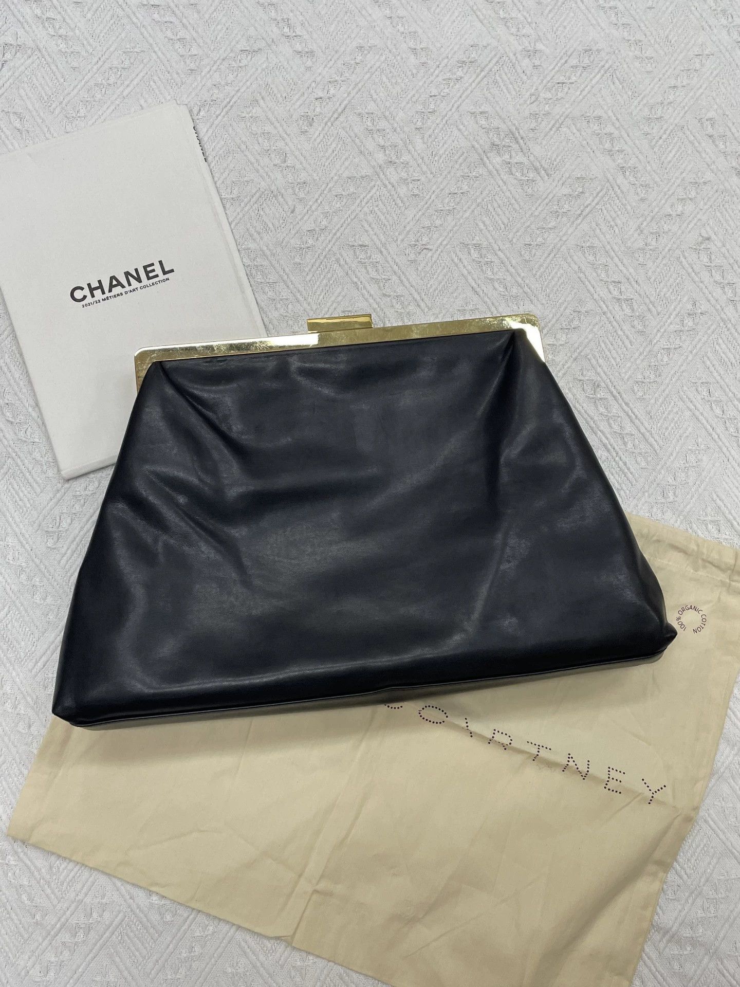 Stella McCartney Stella McCartney Black Tulip Clutch Size ONE SIZE - 2 Thumbnail