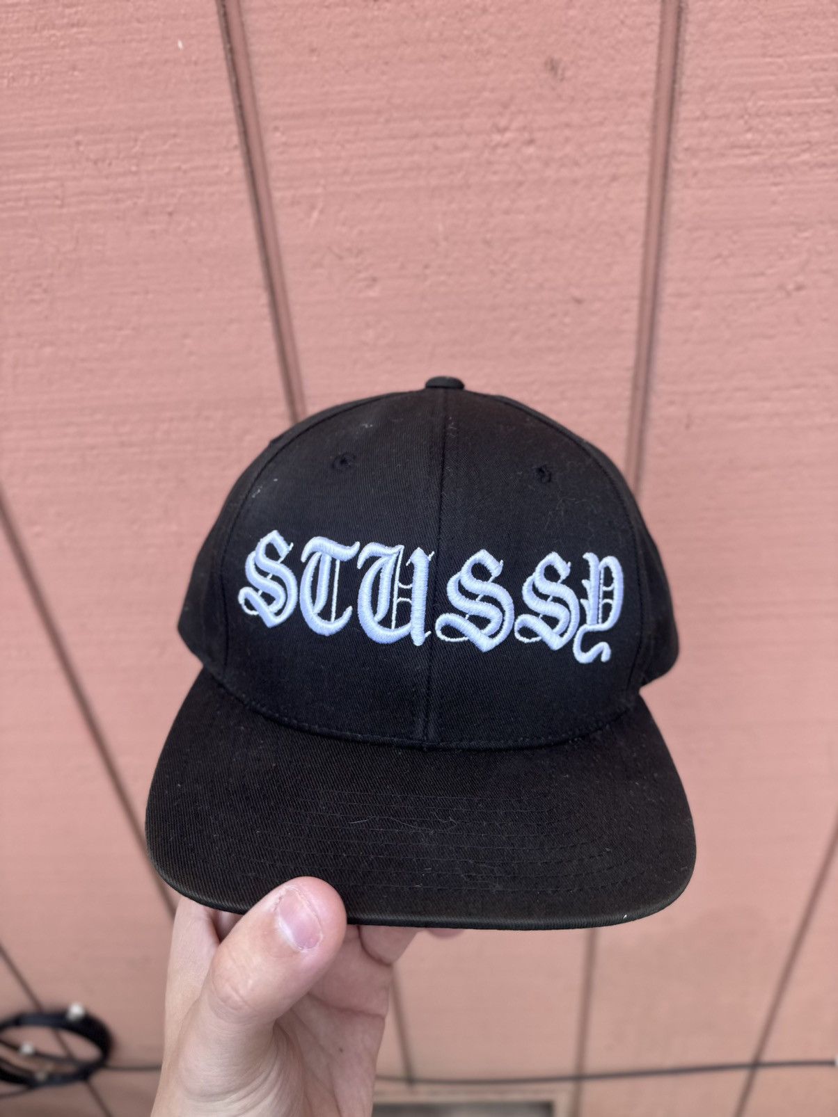 Stussy Vintage Y2K Stussy Old English SnapBack Size ONE SIZE - 1 Thumbnail