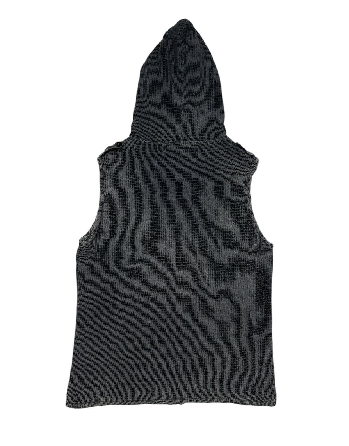 If Six Was Nine × Japanese Brand × Le Grande Bleu (L.G.B.) Vtg🔥The Roods Destroy BOndage Mesh Zipper Vest Hoddie Jacket Size US M / EU 48-50 / 2 - 2 Thumbnail