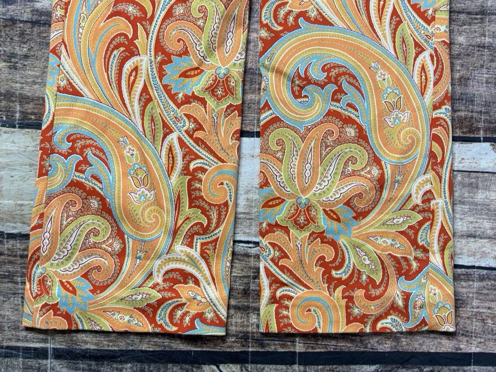 Saks Fifth Avenue VTG Saks Fifth Avenue Pants Women's Size 2 Cotton Paisley Size 26" / US 2 / IT 38 - 9 Thumbnail