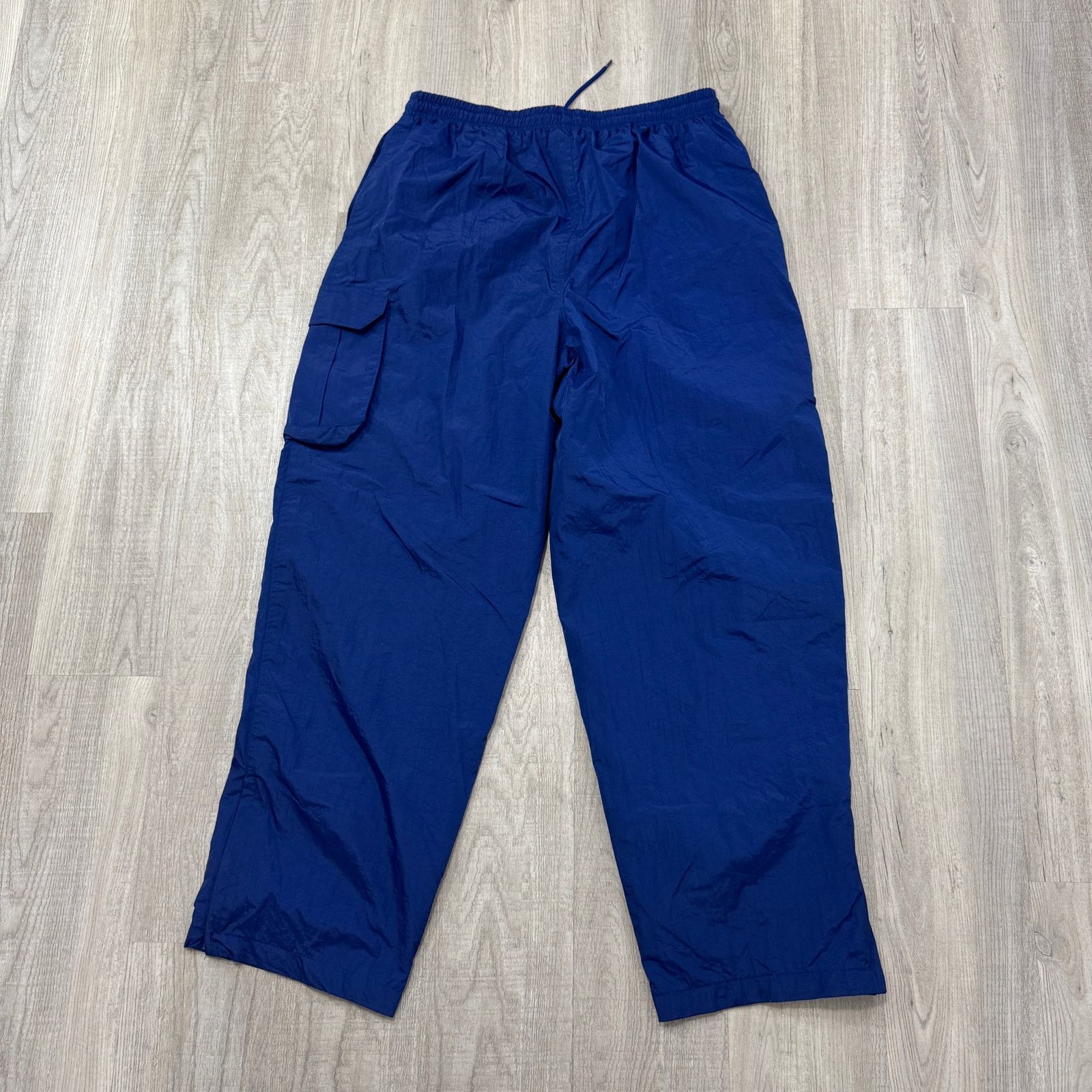 Vintage Vintage MTA Pro Windbreaker Track Pants Men's Large Blue Size US 34 / EU 50 - 6 Thumbnail