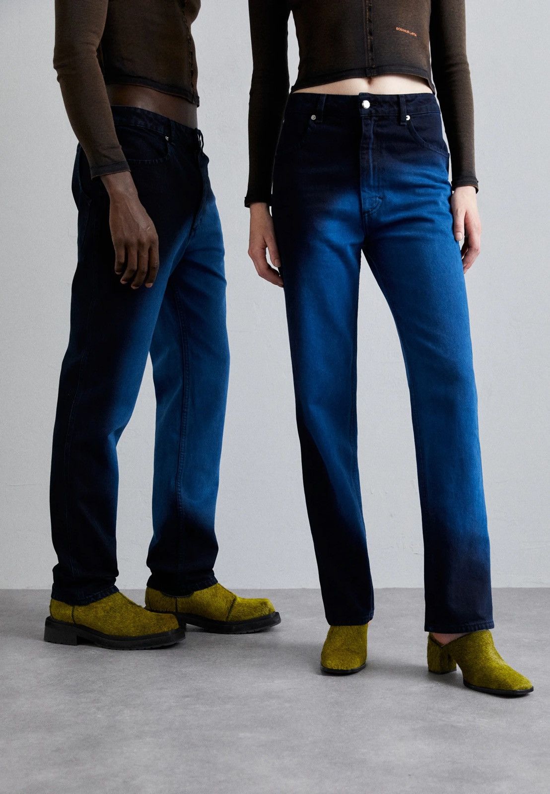 Eckhaus Latta !DS! SS23 Eckhaus Latta Moon Wash Blue Denim Pants Size US 32 / EU 48 - 4 Thumbnail