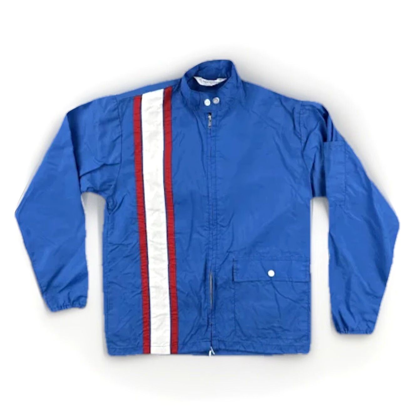 Vintage VINTAGE Ebert Enterprises Nylon Full Zip Jacket Blue Small 60s USA Mens Size US S / EU 44-46 / 1 - 2 Thumbnail