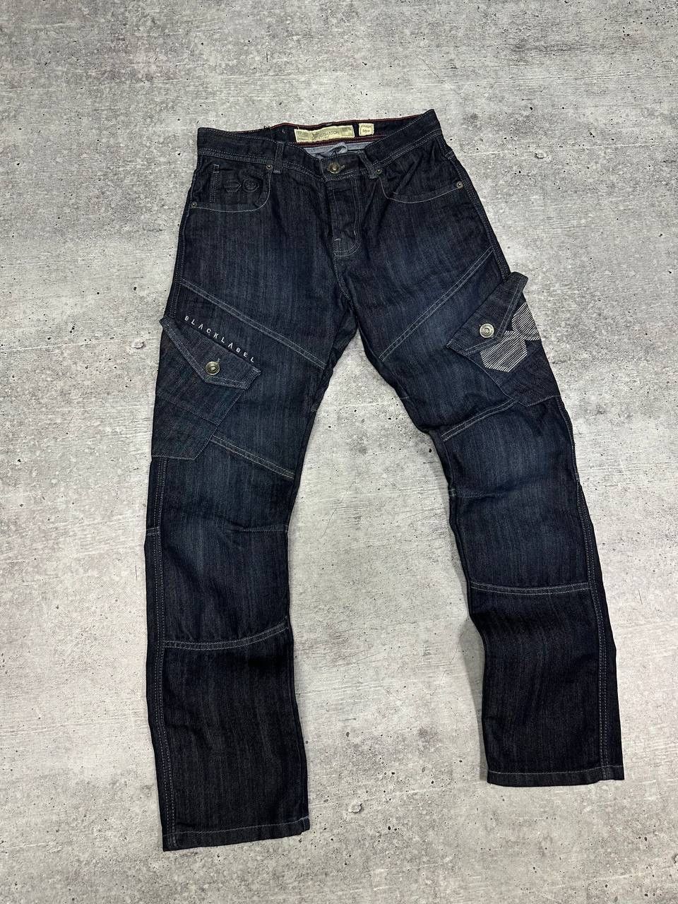 Japanese Brand × Vintage Vintage Denim Cross Hatch Cargo Japanese Pants Size US 30 / EU 46 - 4 Thumbnail