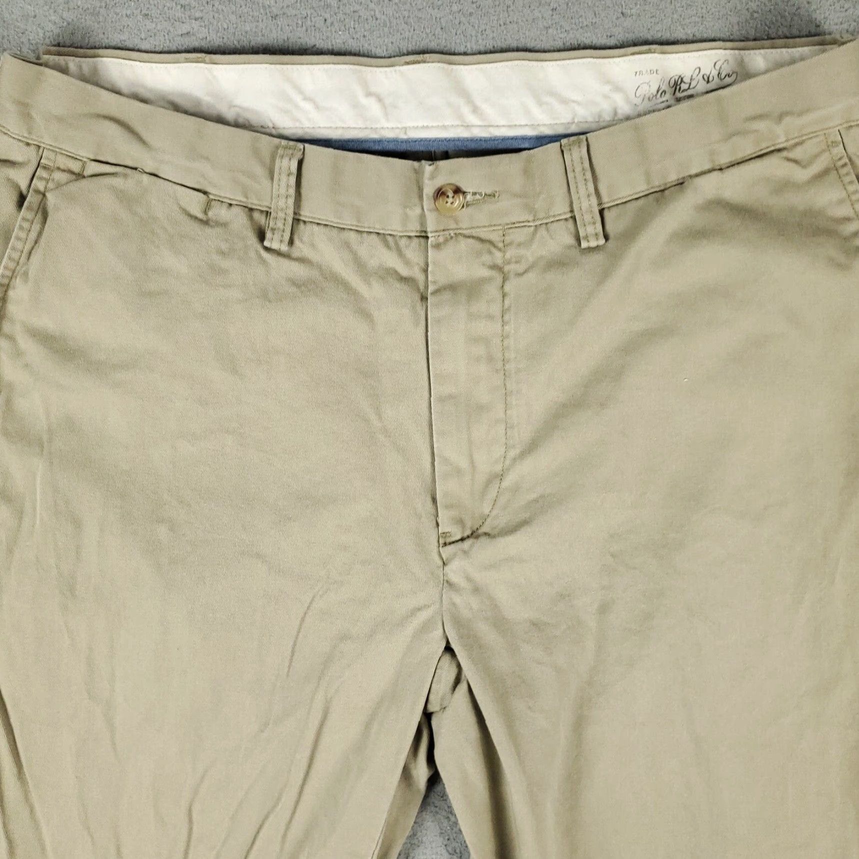 Ralph Lauren Ralph Lauren Chino Pants Mens 38x30 Beige Flat Front Casual Trousers Size US 38 / EU 54 - 2 Thumbnail