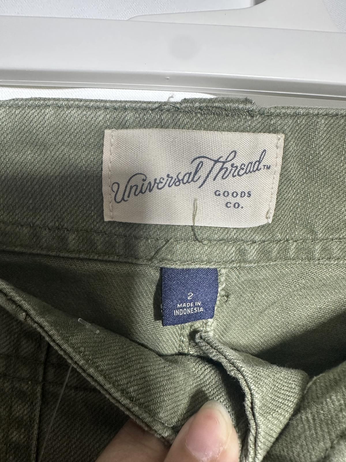 Other Size 2 Universal Thread Olive Green High-WaistedLeg Pants Size US 30 / EU 46 - 4 Thumbnail