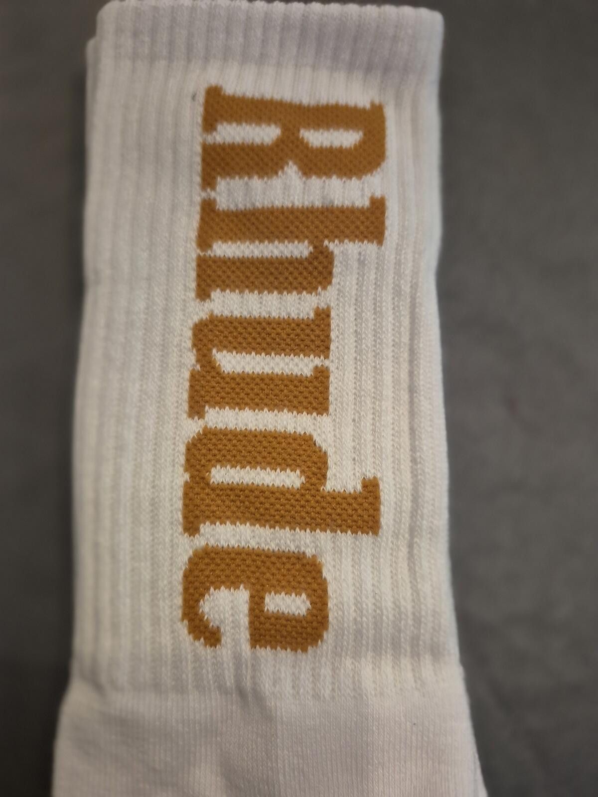 Rhude Rhude White Mustard Socks Size ONE SIZE - 3 Thumbnail