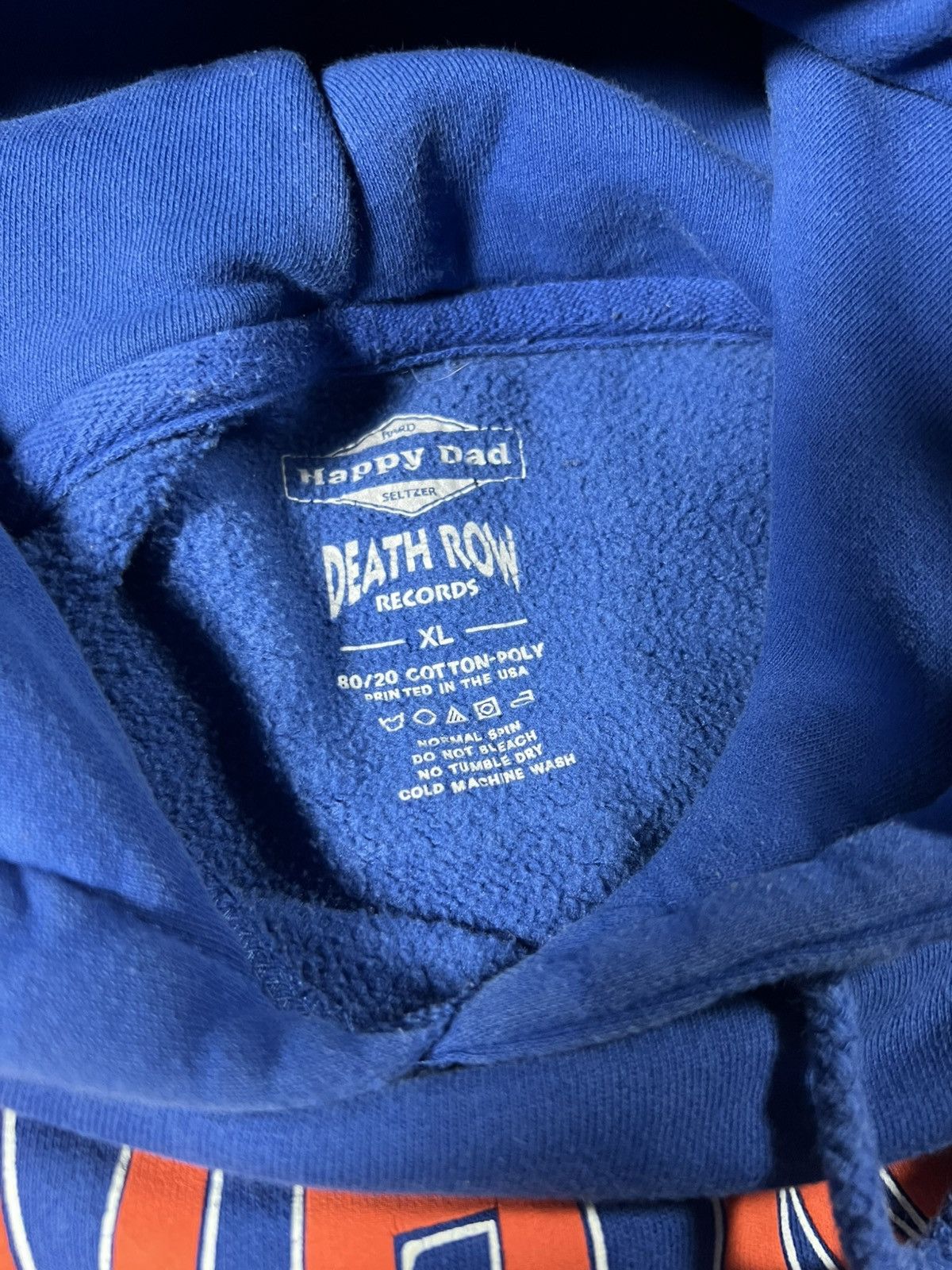 Vintage Nelk Happy Dad Y2k Death Row Records Music Hoodie Sweatshirt Size US XL / EU 56 / 4 - 3 Thumbnail