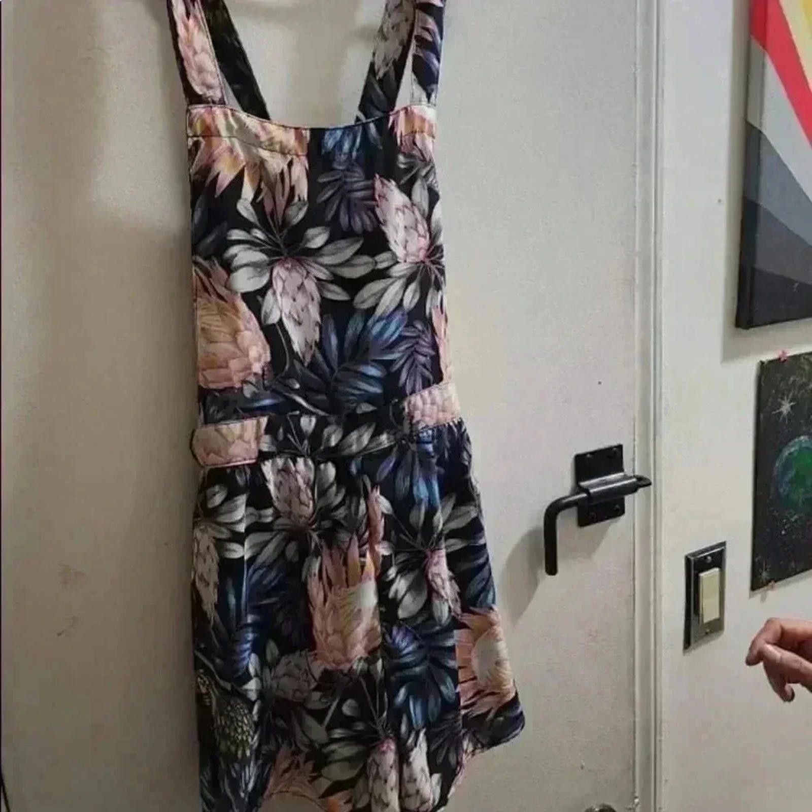 Divided Floral suspenders Size 26" / US 2 / IT 38 - 2 Thumbnail