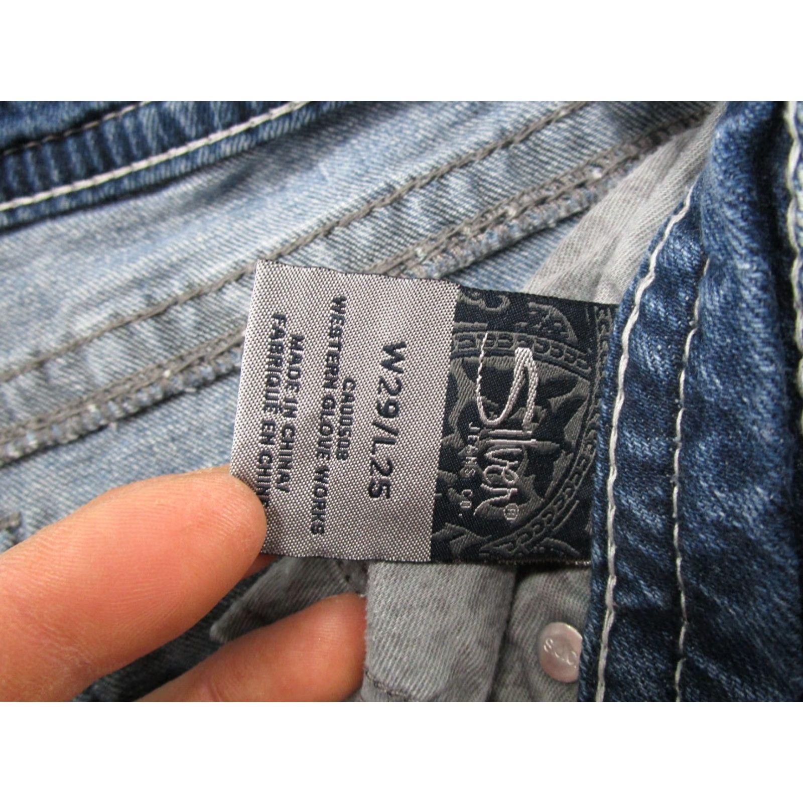 Silver Jeans Co. Silver Jeans Co Aiko Capri Jeans Women Regular 29 Blue Denim Stretch 5-Pocket Size 29" - 5 Thumbnail