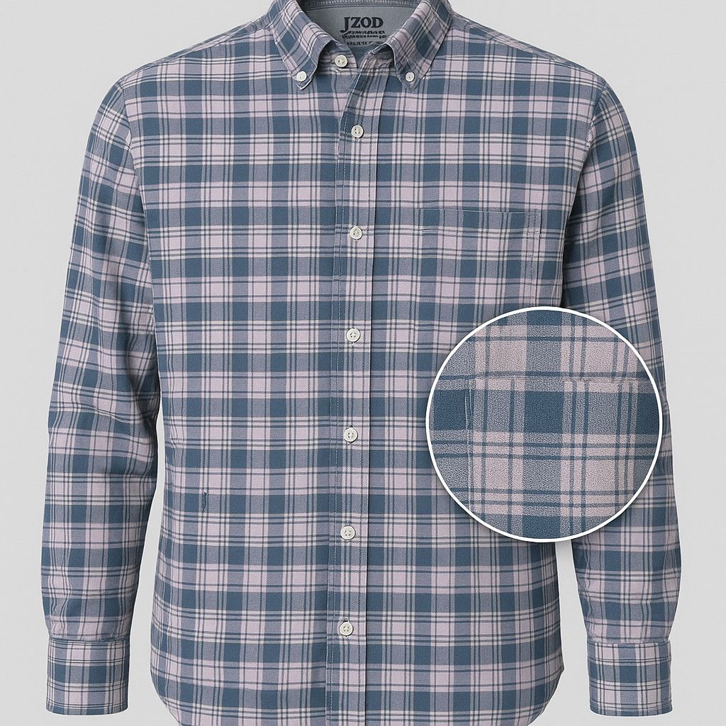 Izod IZOD Blue & Pink Plaid Long Sleeve Shirt – Size Small Size US S / EU 44-46 / 1 - 2 Thumbnail