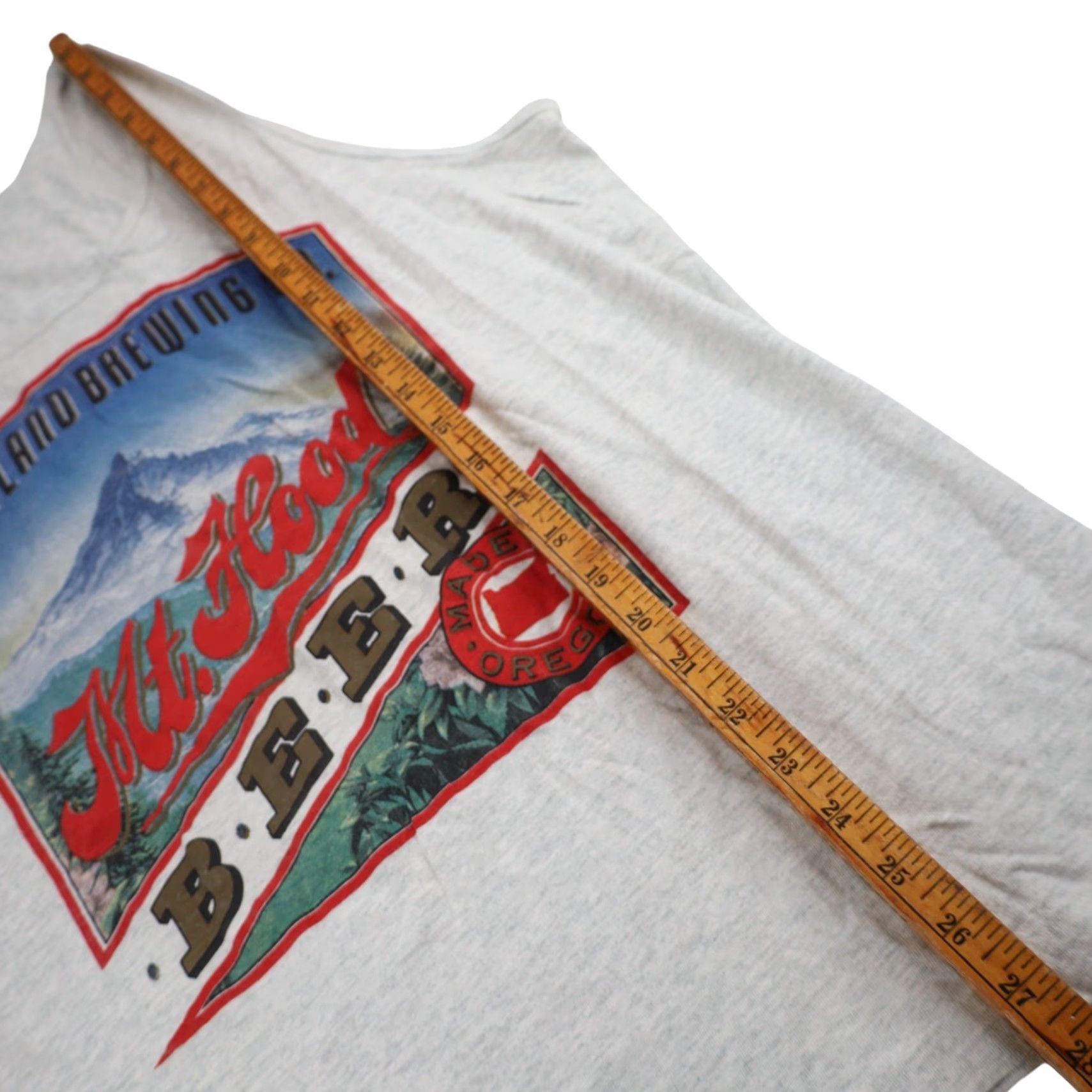 Vintage VINTAGE Portland Brewing Co. Mt. Hood Beer Mens Tank Top Gray L Graphic Shirt Size US L / EU 52-54 / 3 - 7 Thumbnail