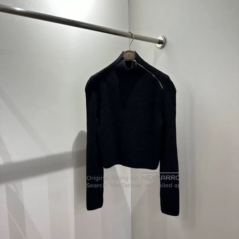 Hermes Hermes High Collar Zipper Wool Long Sleeve Size S / US 4 / IT 40 - 1 Thumbnail