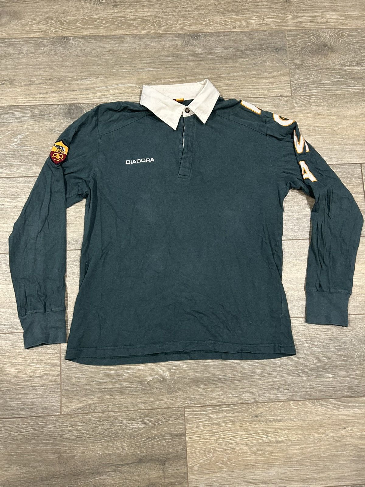 Diadora Diadora rugby style polo collard shirt Size US XL / EU 56 / 4 - 1 Thumbnail