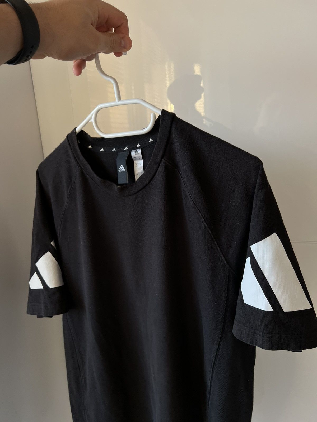 Adidas Rare Adidas EQT Style Big Logo Hard Cotton Active Men’s Tee Size US M / EU 48-50 / 2 - 3 Thumbnail