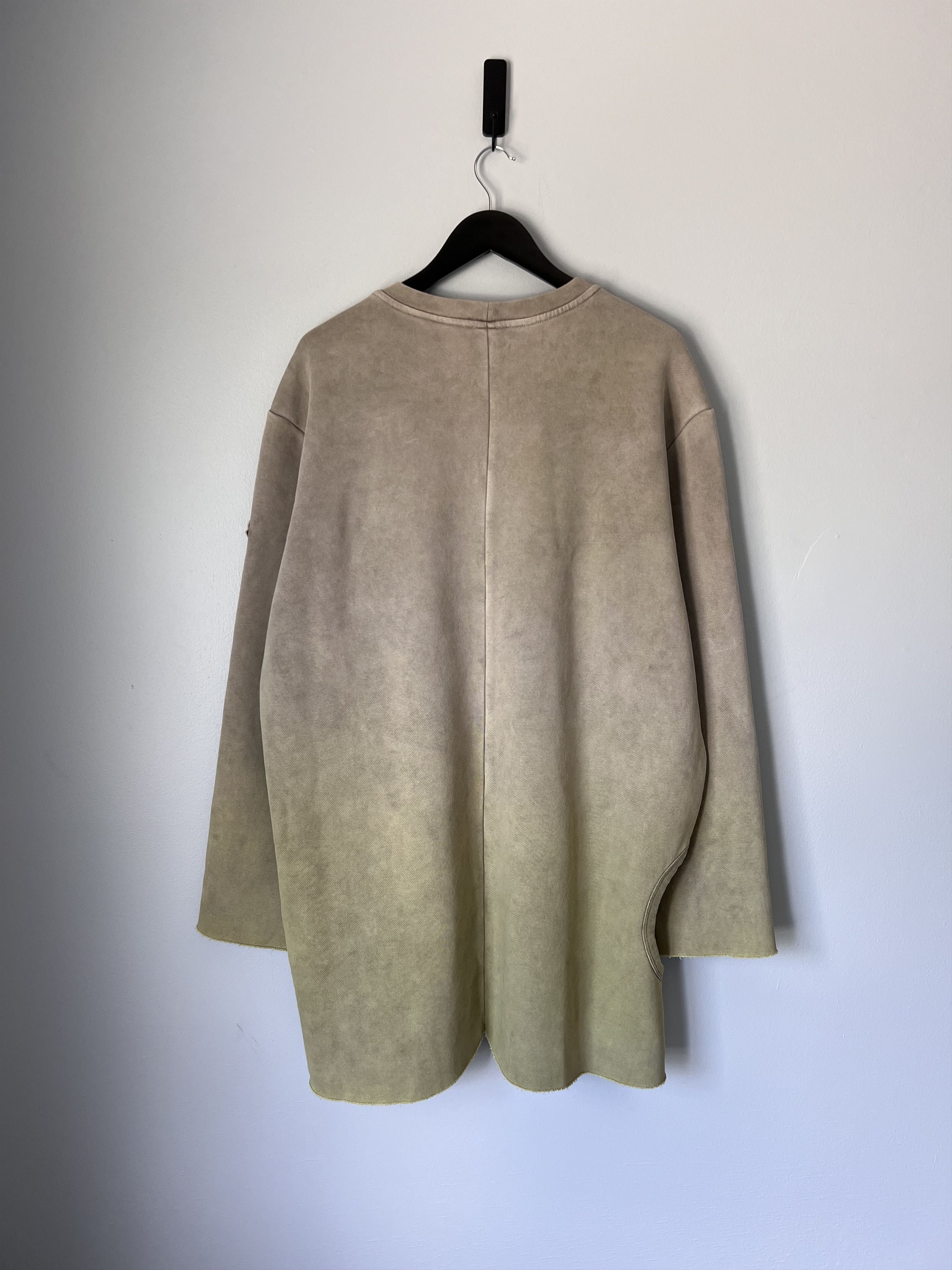 Moncler × Rick Owens Rick Owens Moncler Subhuman Cutout Sweatshirt Acid Degrade Size US L / EU 52-54 / 3 - 6 Thumbnail