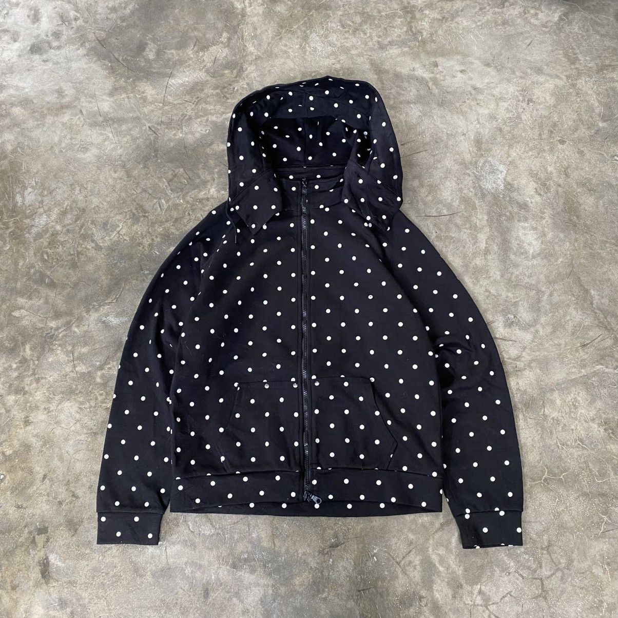 Hysteric Glamour 2000s Chatty Y2K Style Double Zip Polkadot Zip Up Hoodie Size US M / EU 48-50 / 2 - 2 Thumbnail
