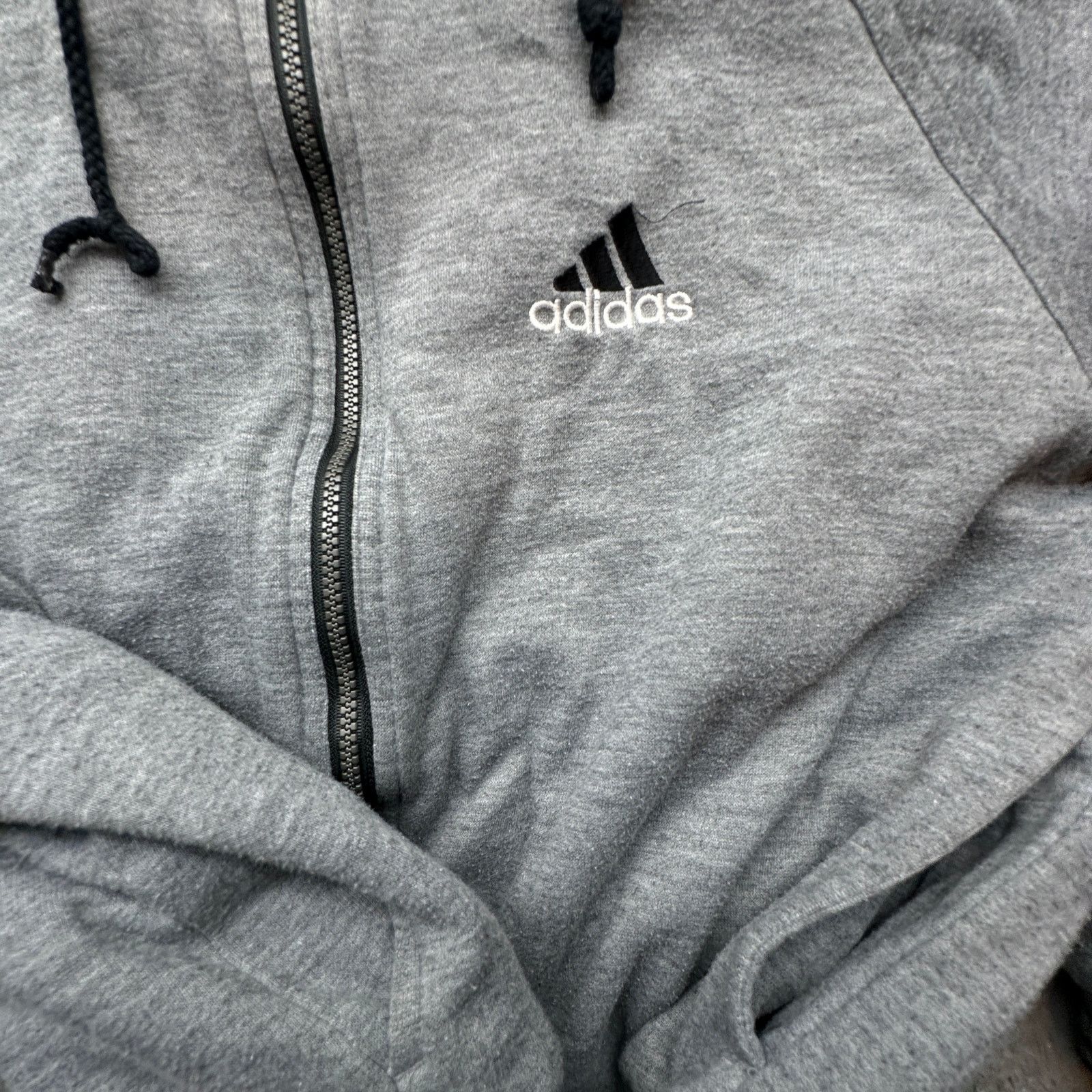 Adidas VTG 90s Adidas Reversible Nylon Jacket Hoodie Mens Medium Size US M / EU 48-50 / 2 - 10 Thumbnail