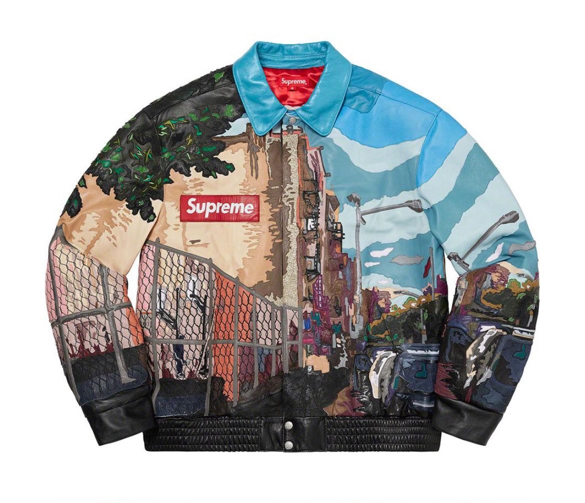 Supreme JEFF HAMILTON x SUPREME RIDGE STREET LEATHER JACKET Size US M / EU 48-50 / 2 - 1 Thumbnail