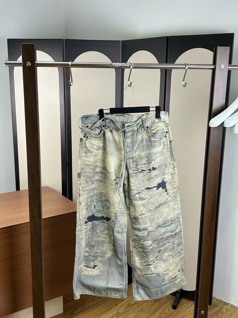 Acne Studios acne studios Heavy work damages the optical illusion jeans Size US 38 / EU 54 - 1 Thumbnail
