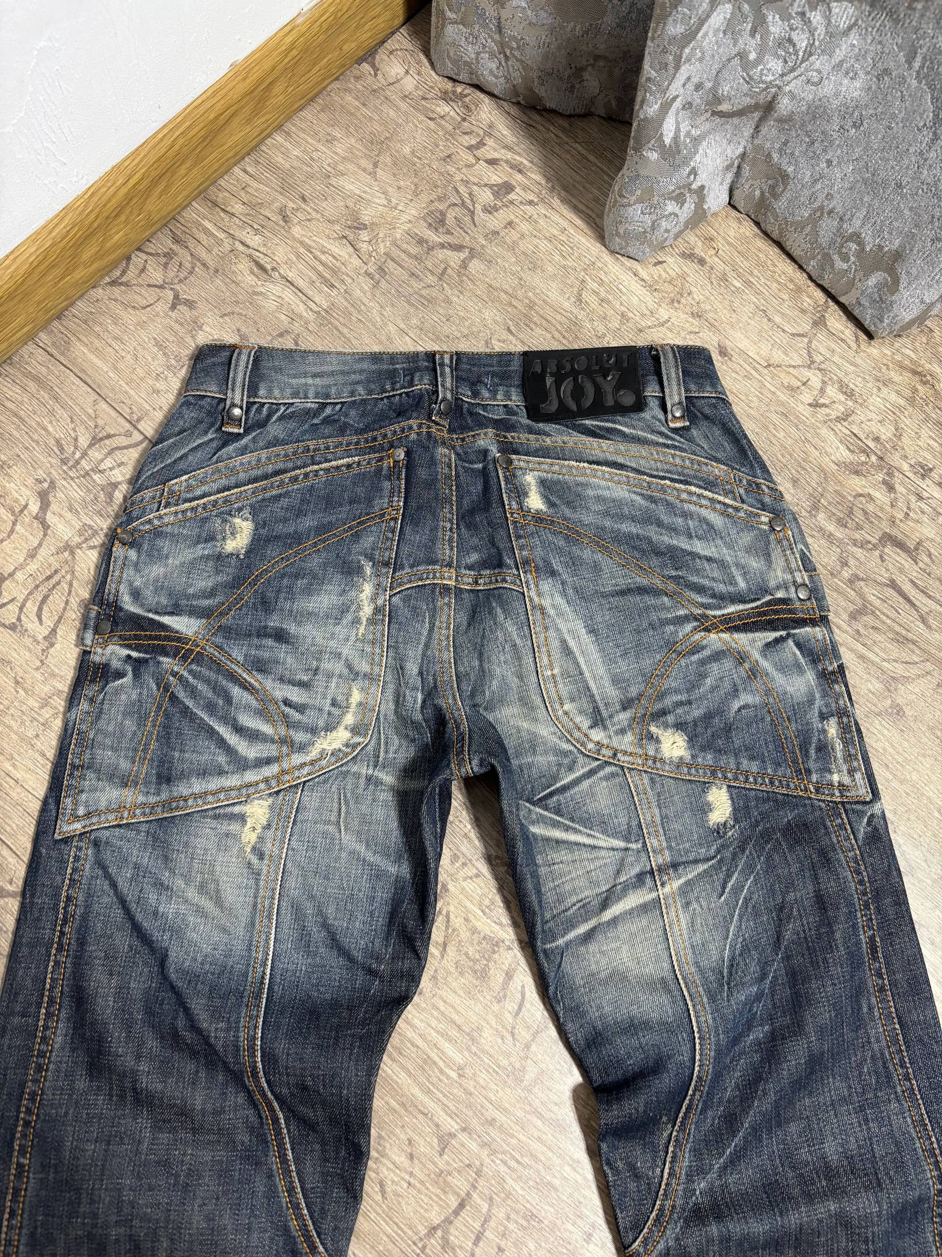 Absolut Joy Absolut Joy Fade Distressed Damage Jeans Sz 28 Size US 28 / EU 44 - 16 Thumbnail