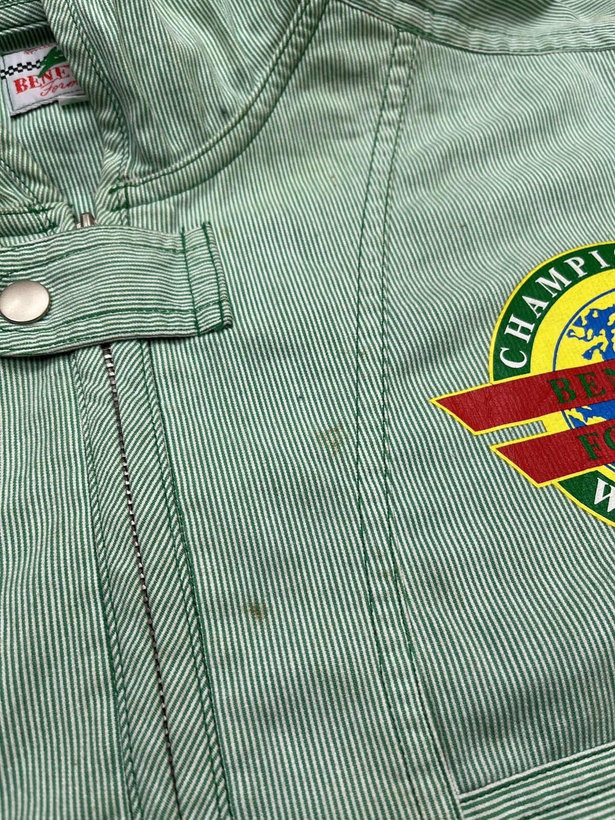 United Colors Of Benetton 🔥🔥🔥STEALS VTG BENETTON FORMULA ONE WORLD RACE CHAMPIONSHIP Size US S / EU 44-46 / 1 - 16 Thumbnail