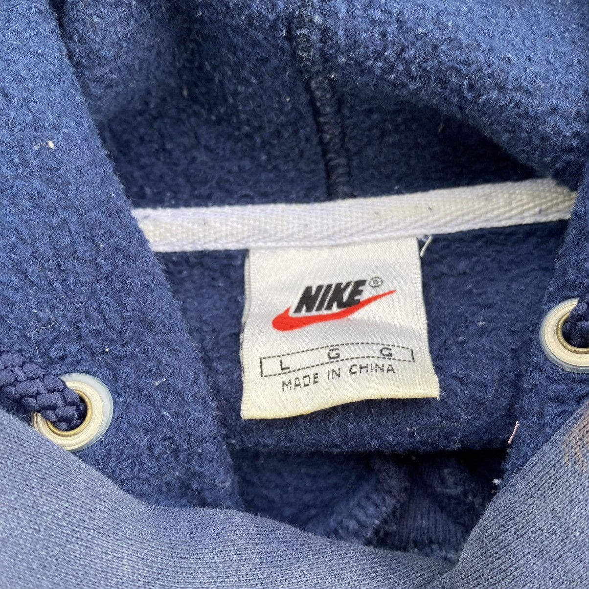 Nike × Vintage 90s Nike big Logo Hoodie Size US L / EU 52-54 / 3 - 8 Thumbnail
