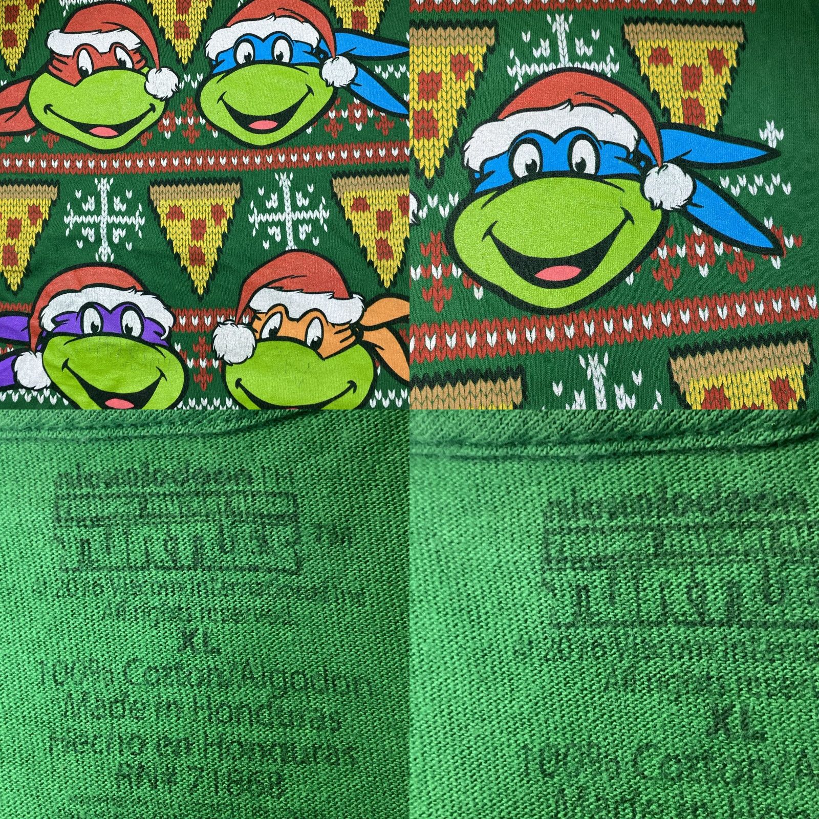 Nickelodeon VINTAGE Ninja Turtles Christmas T Shirt XL TMNT Teenage Mutant Ninja Turtles Mens Size US XL / EU 56 / 4 - 9 Thumbnail