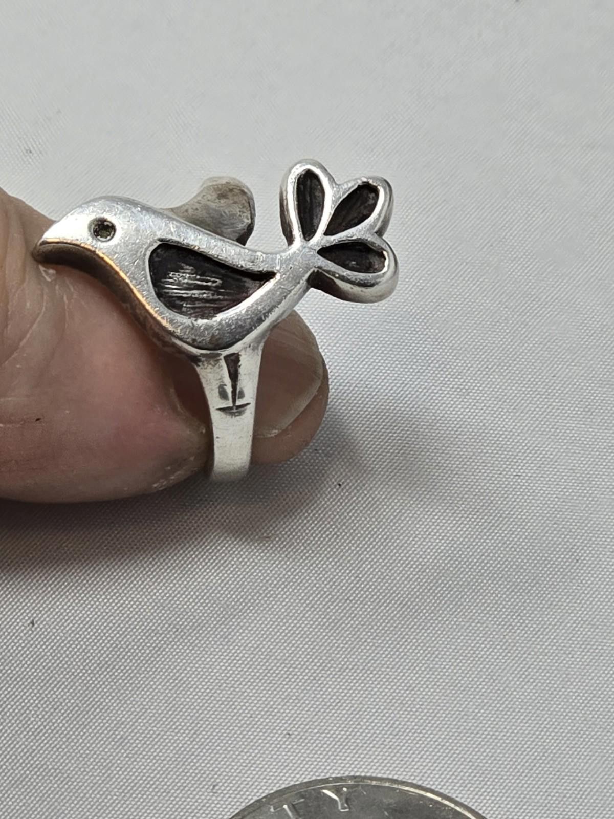 Other Retired James Avery Vintage La Paloma Dove Ring Rare Sz 6.5 Size ONE SIZE - 3 Thumbnail