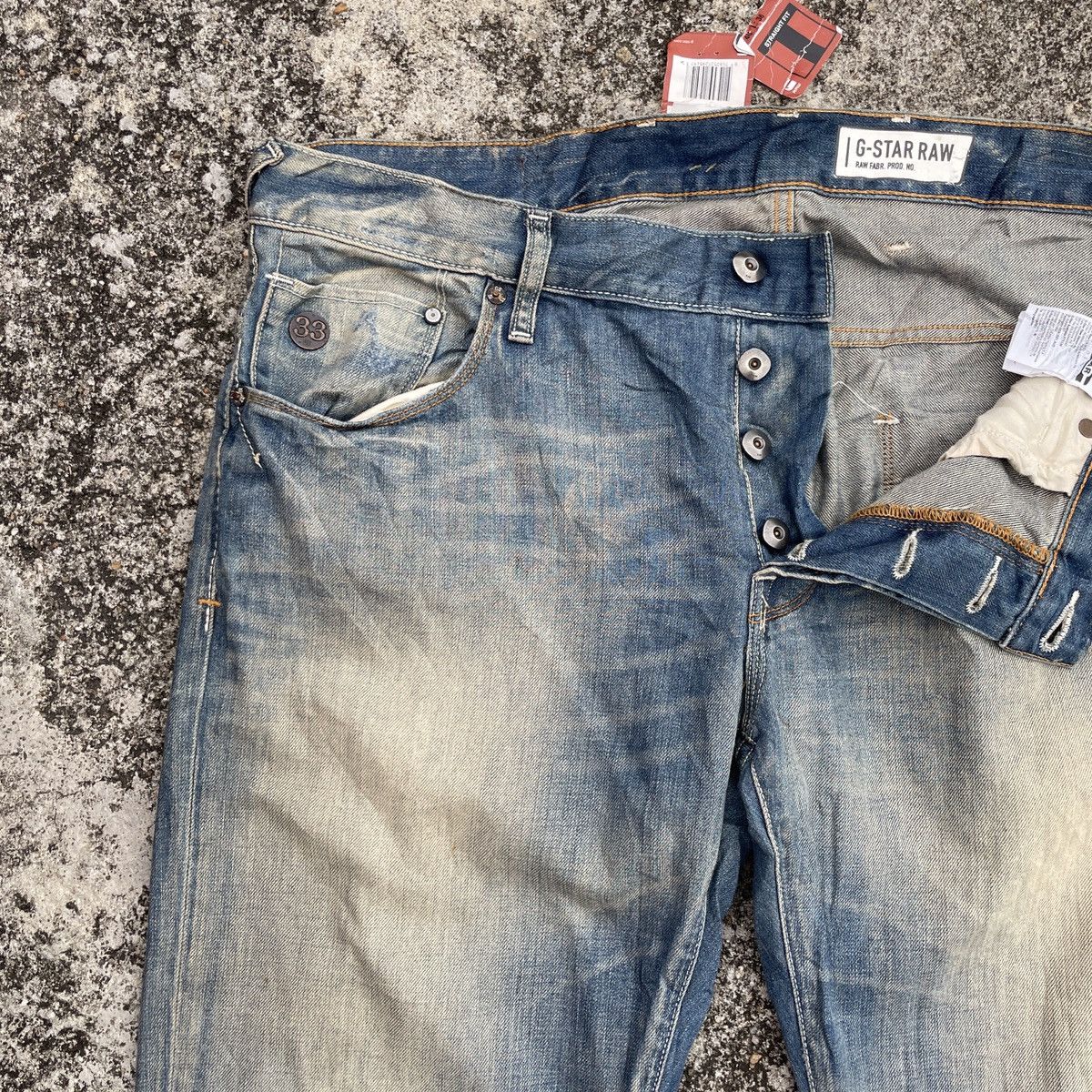 G-Star Vintage G Star Raw Denim Jeans Size US 40 / EU 56 - 3 Thumbnail