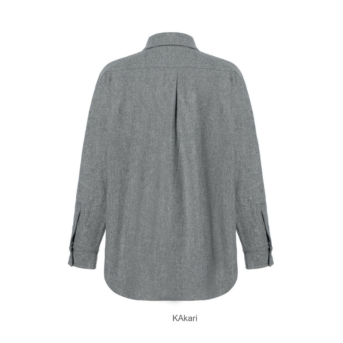 Burberry Burberry Gray Embroidered Collar Shirt Size US M / EU 48-50 / 2 - 9 Thumbnail