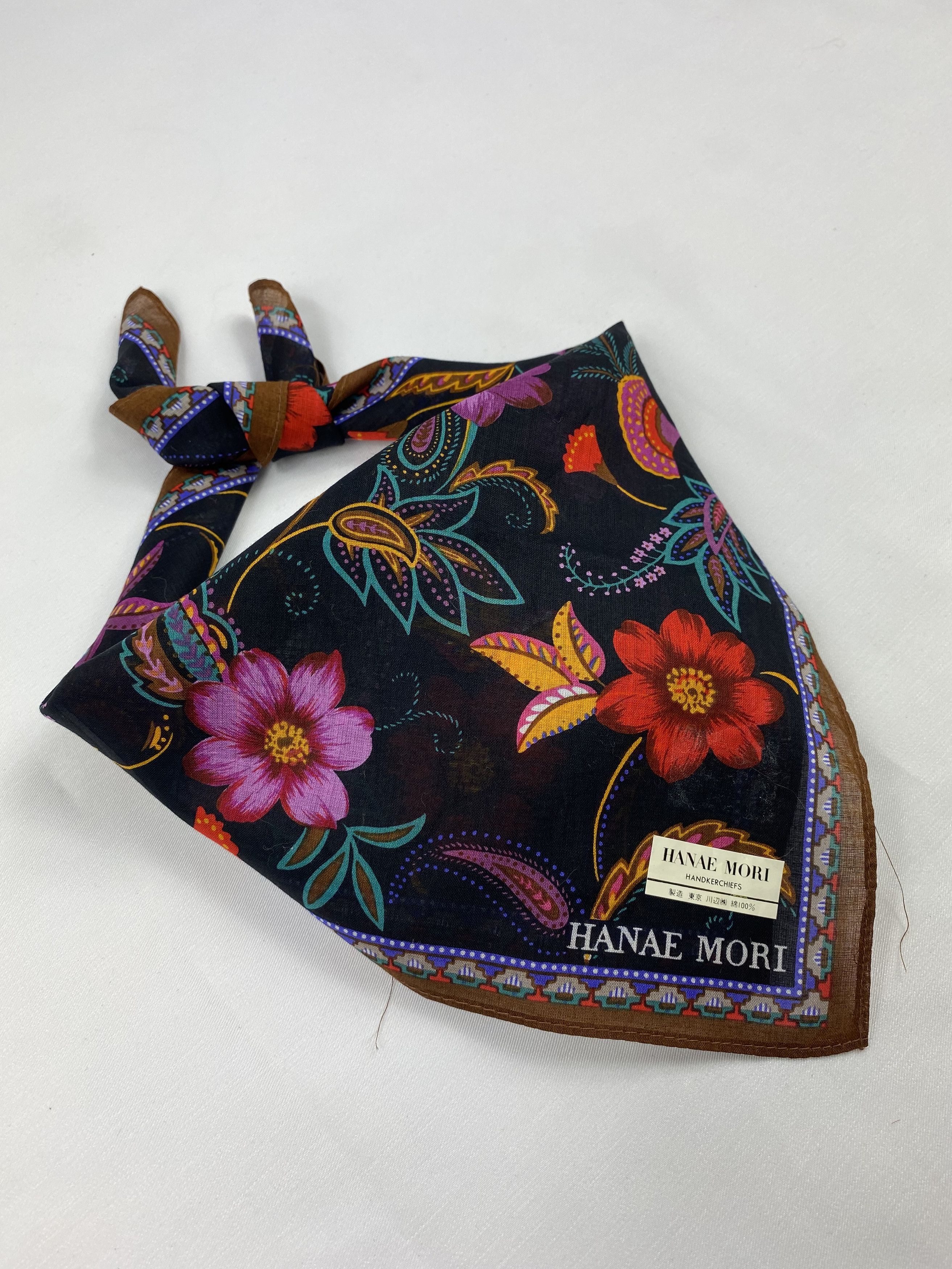 Hanae Mori × Japanese Brand × Vintage Hanae Mori Handkerchief / Bandana / Neckerchief Size ONE SIZE - 2 Thumbnail