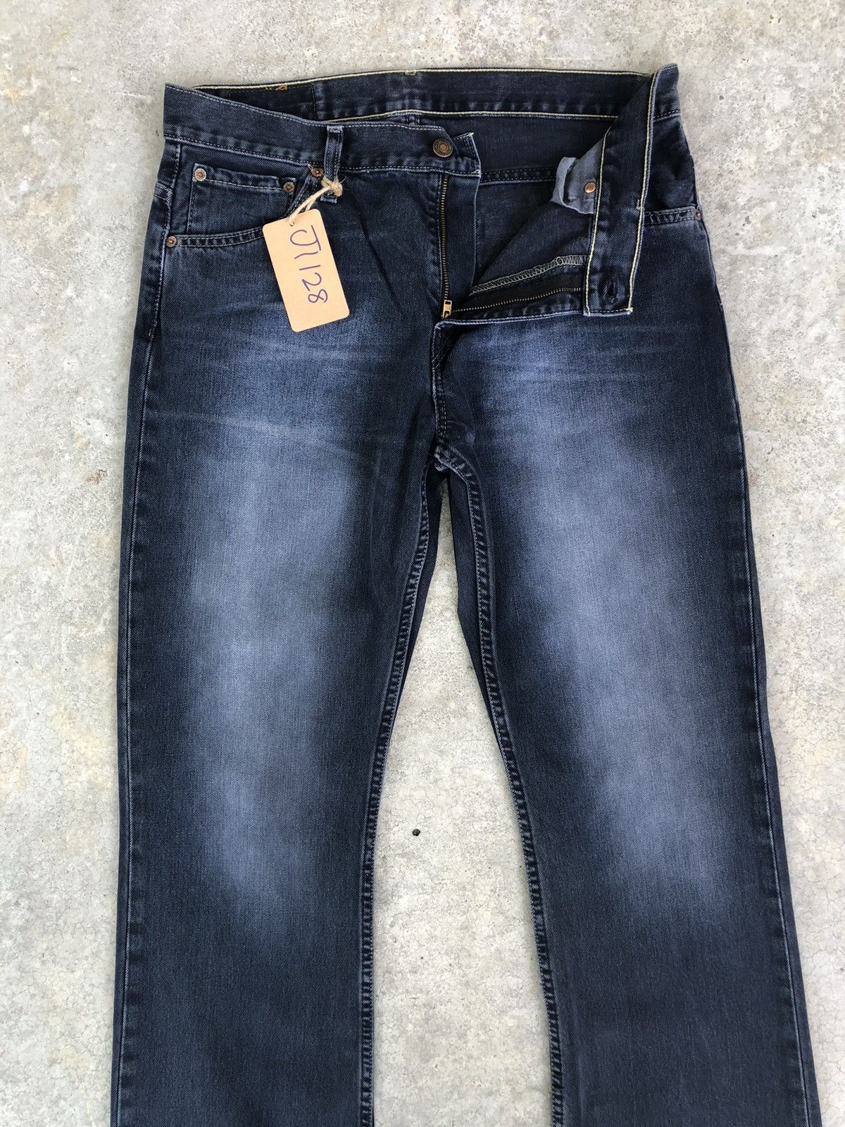 Levi's Vintage Clothing Y2k Levi’s Flared Jeans Bootcut Distressed Jeans 507 Size US 33 - 3 Thumbnail