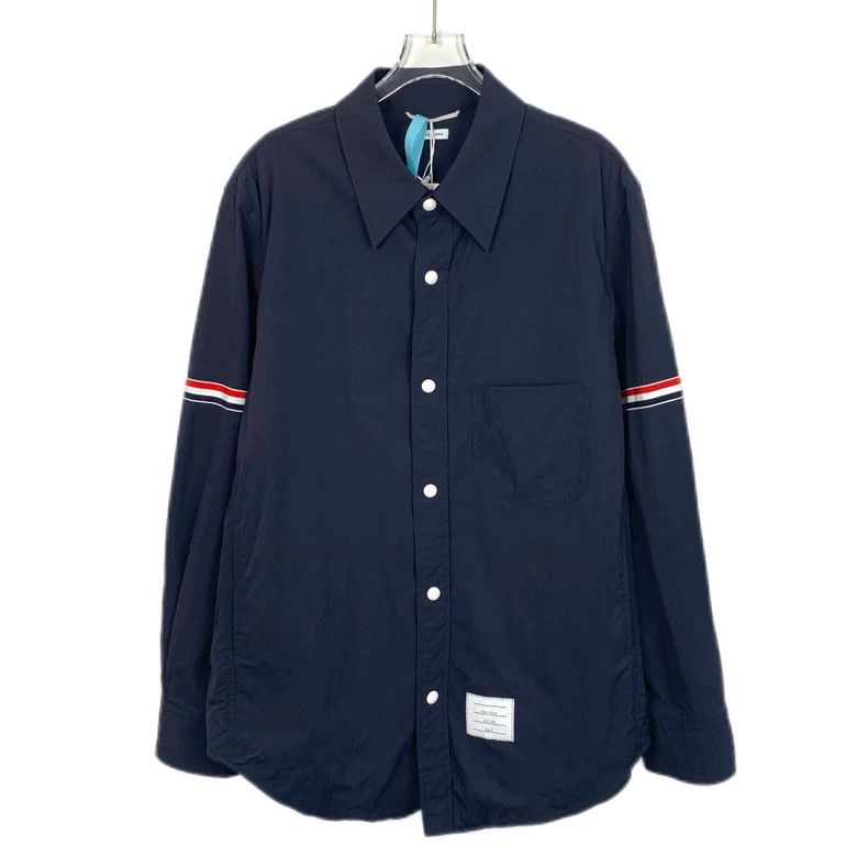 Thom Browne size3 Cotton turned-down collar long sleeve shi