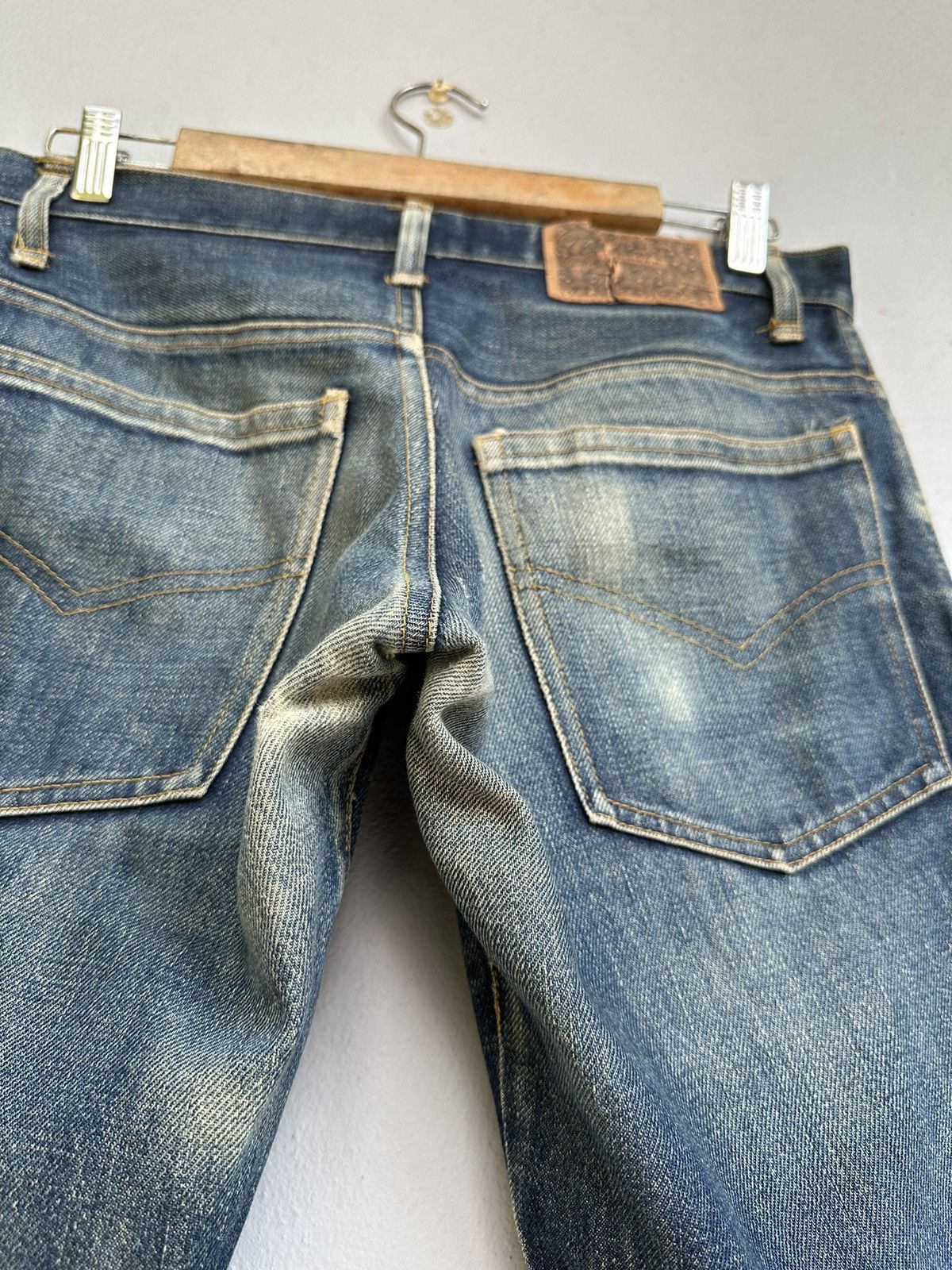 Christopher Nemeth Vintage Nemeth Distressed Biker Jeans Size US 31 - 14 Thumbnail