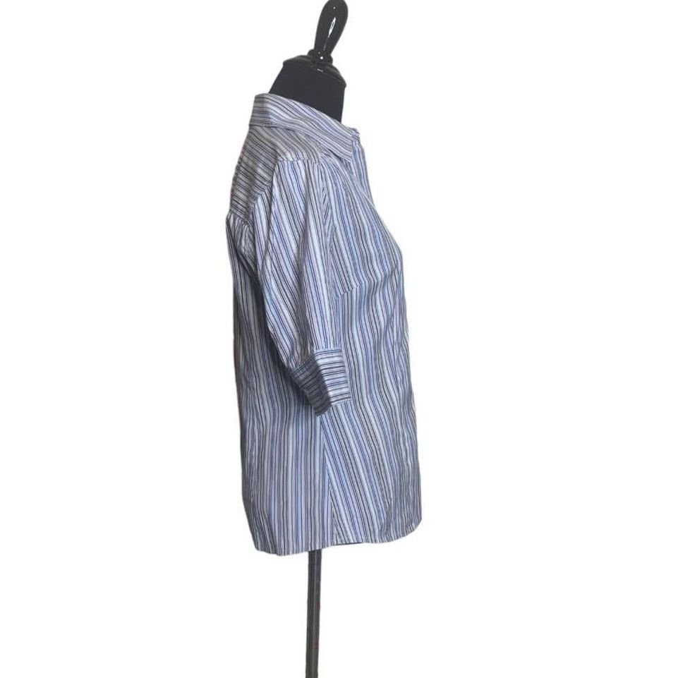 Express Express stretch pinstripes buttoned shirt size 2 Size XS / US 0-2 / IT 36-38 - 7 Thumbnail