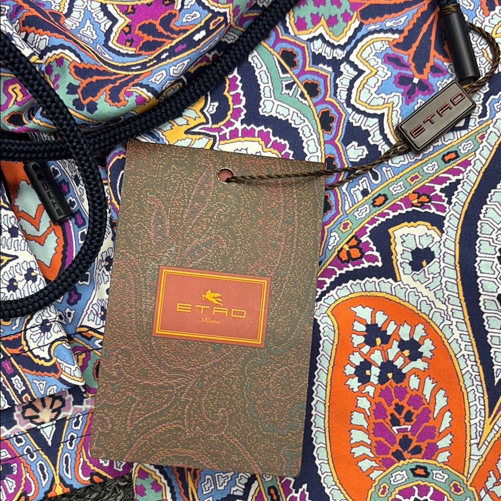 Etro NWT Etro Men's Multicolor Paisley Swim Trunks Size XL Size US 38 / EU 54 - 4 Thumbnail