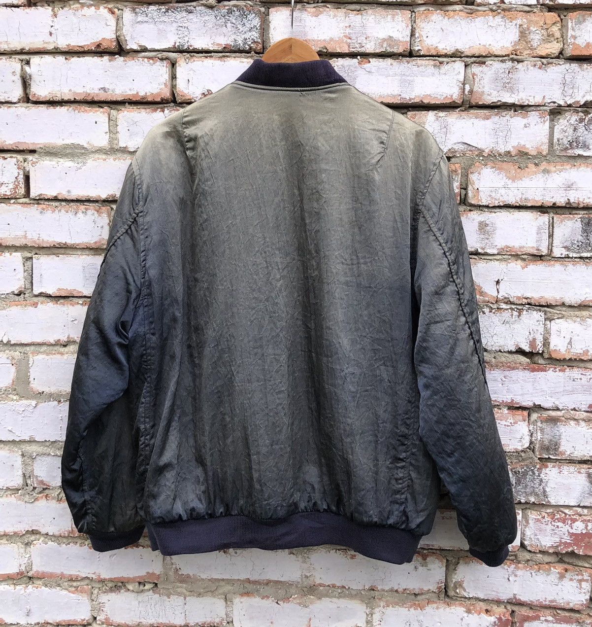 Vintage Vintage Faded Intermediate Ma-1 Bomber Jacket by Laldanthany Size US L / EU 52-54 / 3 - 5 Thumbnail