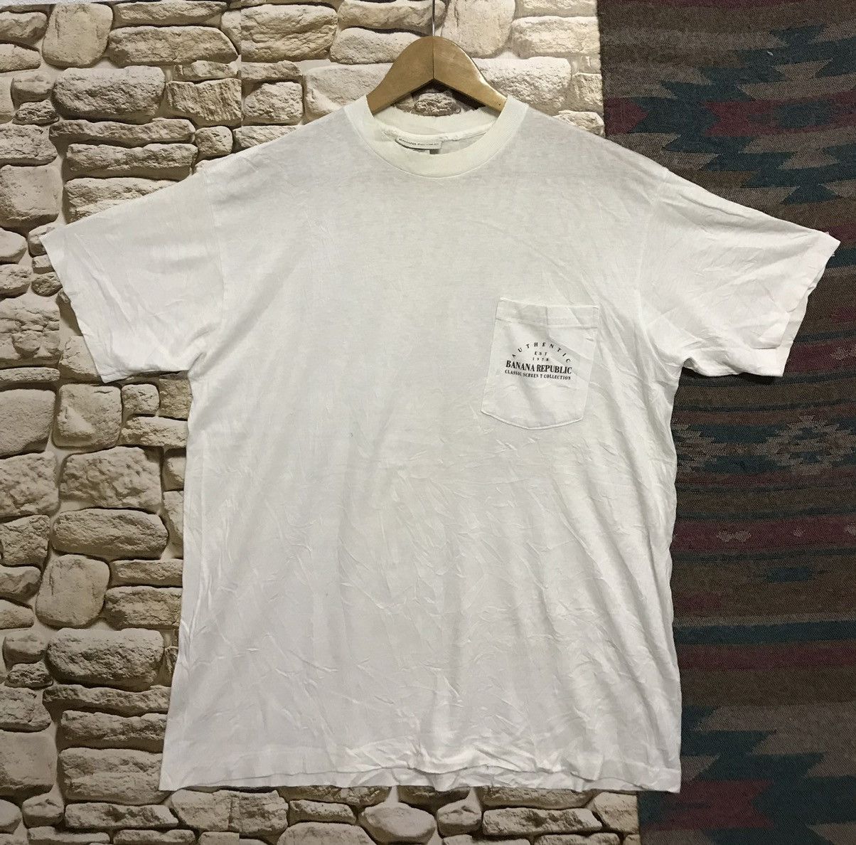 Banana Republic × Vintage Distres Vintage Banana Republic Mape Logo Size US S / EU 44-46 / 1 - 2 Thumbnail