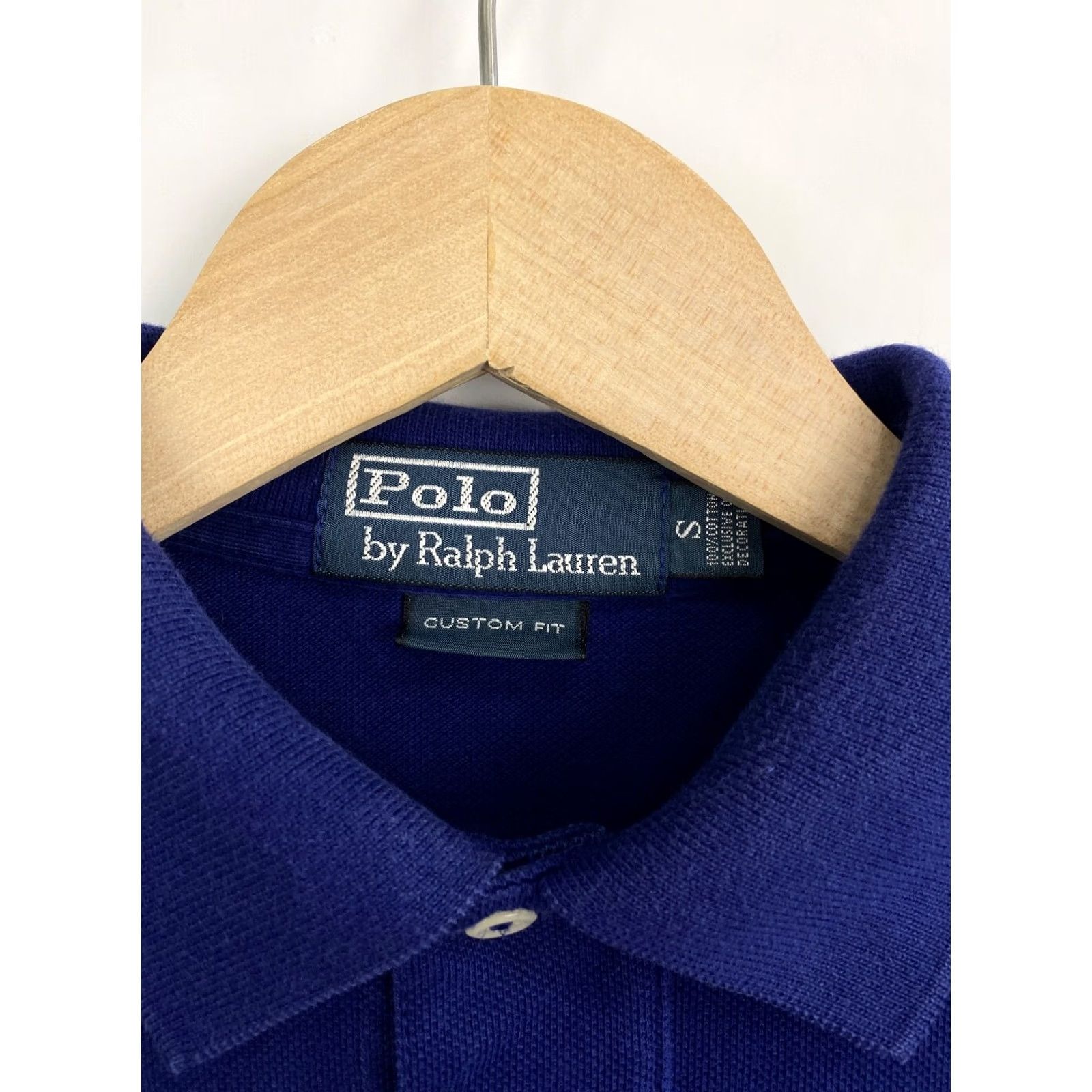 Ralph Lauren VINTAGE Ralph Lauren Polo Long Sleeve Shirt S Dark blue 90s 1990s Mens Size US S / EU 44-46 / 1 - 6 Thumbnail