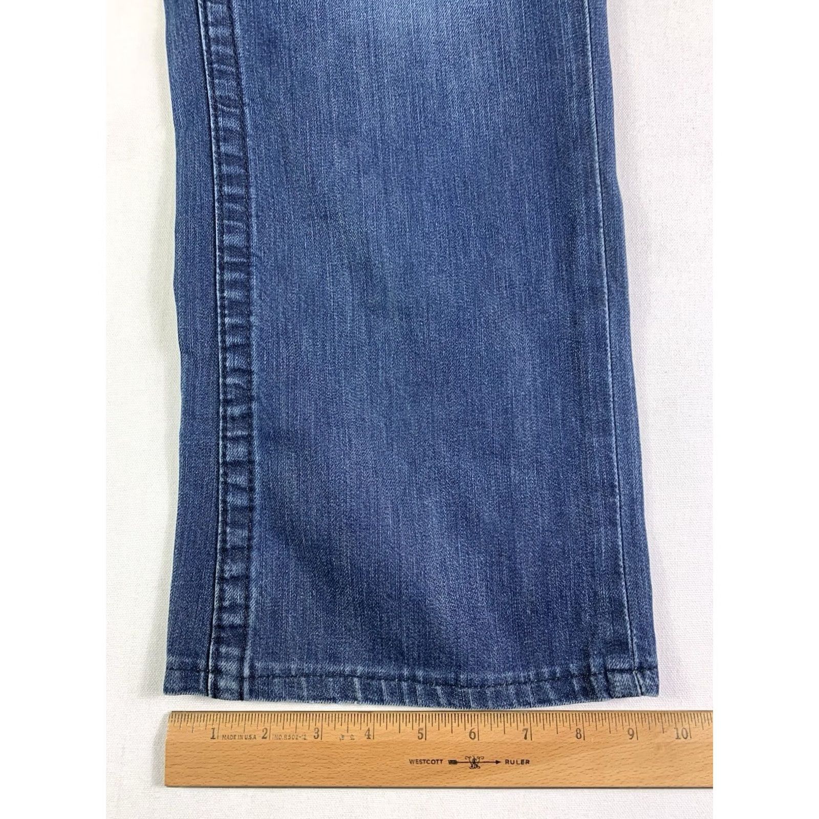 True Religion VINTAGE True Religion Ricky Jeans USA Made in USA Blue Denim Mens 38x28 Size US 38 / EU 54 - 3 Thumbnail
