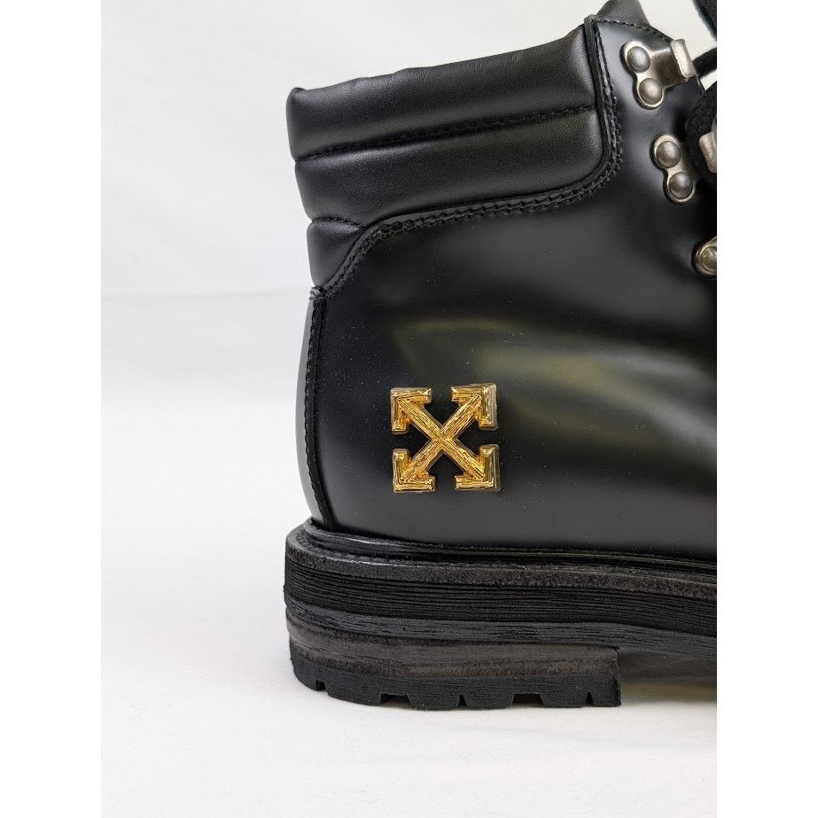 Off-White o1rshd1 Hiking Boots in Black/Gold Size US 9 / EU 42 - 10 Thumbnail